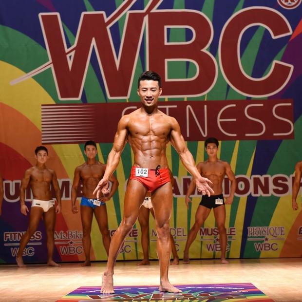WBC 피트니스 대회 무대